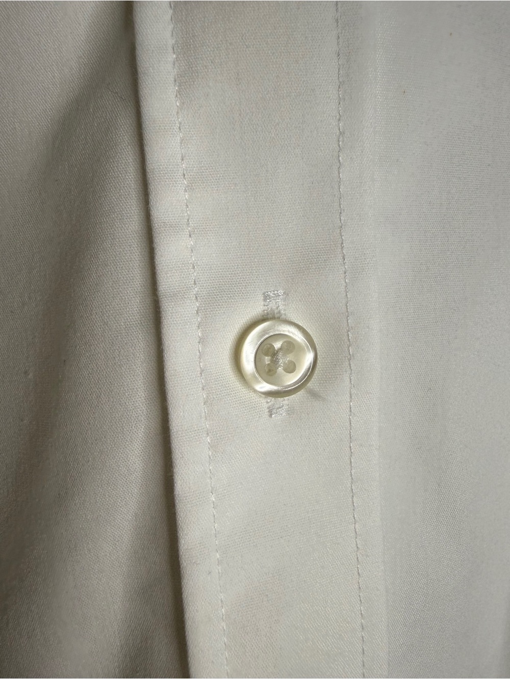 Lands End Classic Women’s Button-Down Shirt - White & Black 26W - Picture 4 of 12